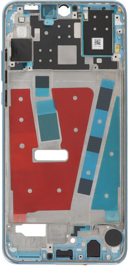 Huawei P30 Lite Front Housing Blue Oem