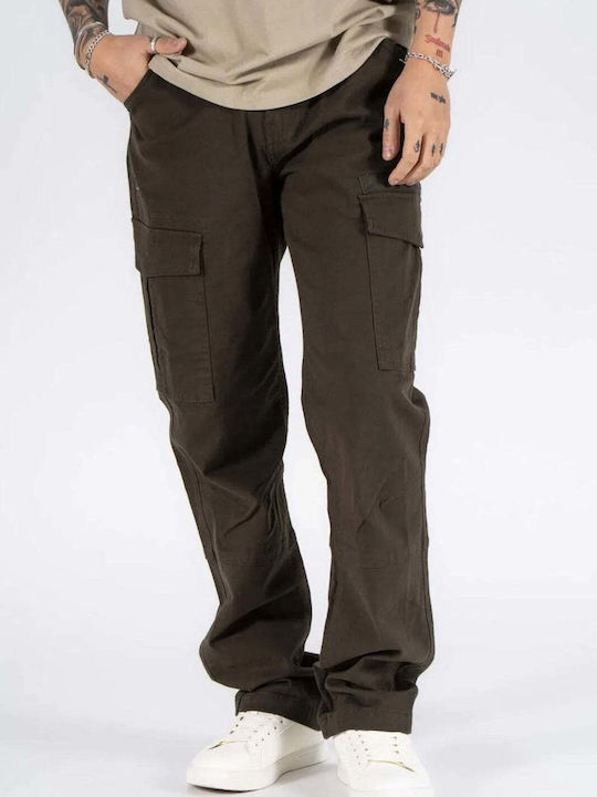 Hose Cargo Elastisch Olive