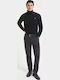Elastic Trousers in Slim Fit Gray