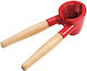 Happy House Nutcracker Metallic Wooden Handle Natural 16.5 Cm