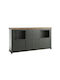 Μπουφές Tolnue 103 mit Schubladen Dark Green 181x42x93cm