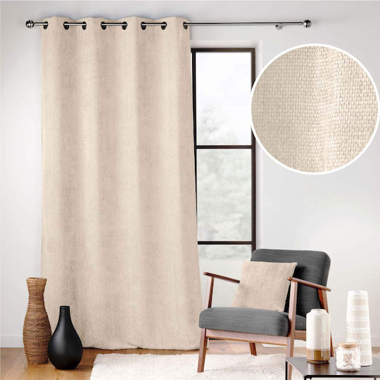 Vorhang mit Grommets Ecru 140x260cm