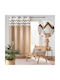 Vorhang mit Grommet Azari Beige 1612730 140x240cm