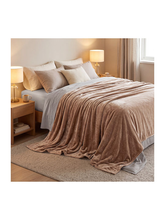 Beauty Home Art 11600 Κουβέρτα Fleece Υπέρδιπλη...
