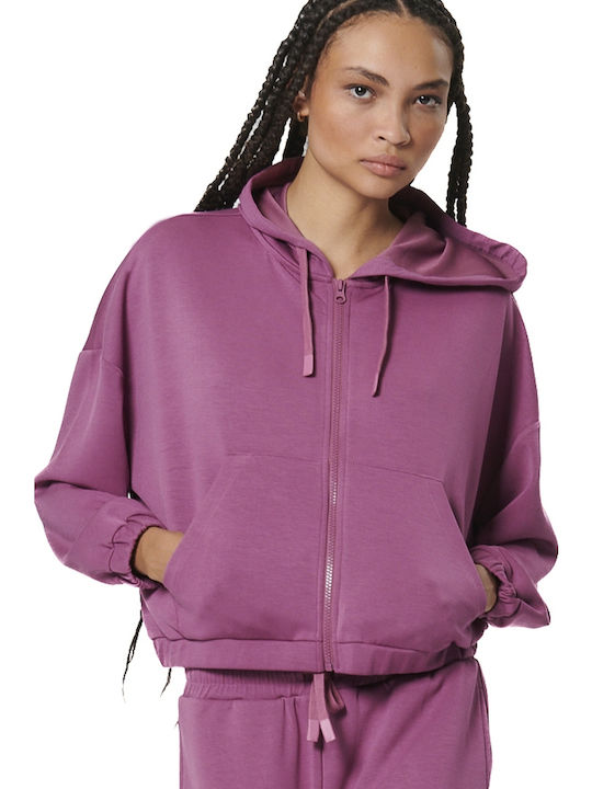 Body Action Cropped Women's Sweatshirt Jacket P...