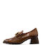 Patent Leather Tabac Brown High Heels