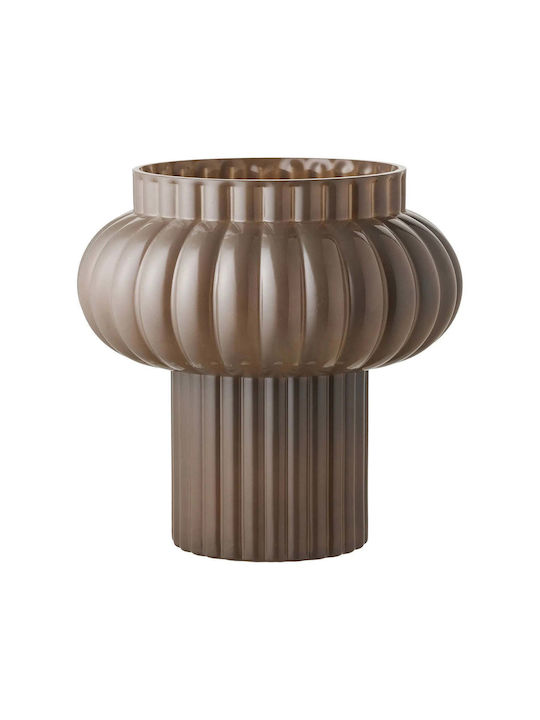 House Nordic Decorative Vase Brown 27x27x27cm