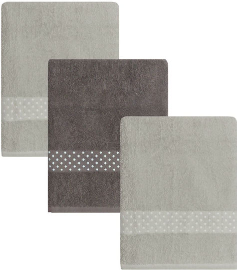 Kentia Πετσέτα Προσώπου Manuel 50x90εκ. 22 3τμχ Βάρους 360gr/m²