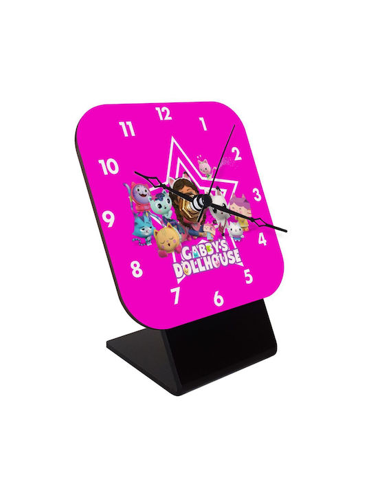 Koupakoupa Wooden Desktop Clock Gabby Dollhouse (the Dollhouse of Gabby)