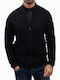 Herren Strickjacke Pure Black