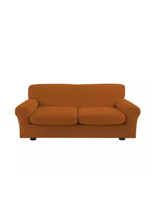 Еластичен Калъф За 2-местен диван Dark Orange 140εκ. 1бр 2141163