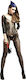 Roza Sexy Women's Bodystocking Rz-909 Open Crotch