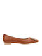Damen Ballerinas in Braun Farbe