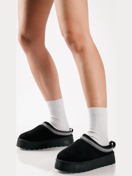 Closed Women's Slippers Black