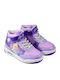 Frozen Kids Sneakers High Anatomic with Scratch & Lights Purple
