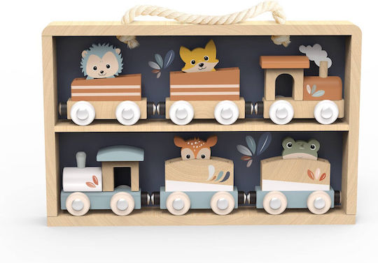 Speedy Monkey Сет с Влакче от Дърво за 3+ години+ Години
