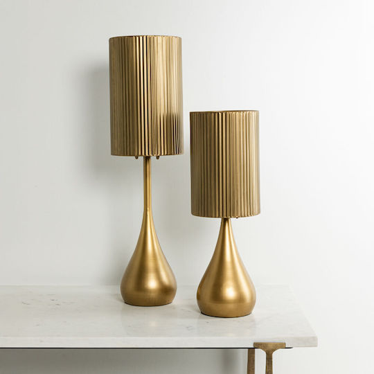 InTheBox Metal Table Lamp with Brown Shade and Base InTheBox Metal Table Lamp with Brown Shade and Base