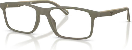 Emporio Armani Men's Acetate Brown Prescription Eyeglass Frame EA3266U 5437