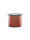 Airscape Vase Kaffee mit luftdichtem Deckel Metallisch Braun 850ml