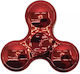 Chippo Fidget Spinner Μεταλλικό Κόκκινο