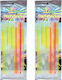 Chippo Glow Partyzubehör Set 504873-2 2x15 Stück 20cm Mehrfarbig