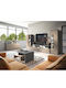 Virvele 104 Living Room TV Unit with Showcase Brown