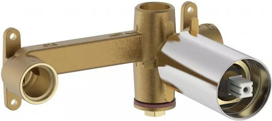 Roca Ona A5e3501sm0 Sink Faucet Valve Built-in Single Handle Ceramic Cartridge Matte Satin Steel