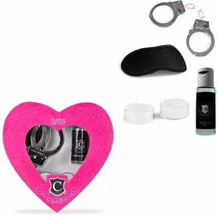 Cuore 060457 10-240 Erotic Gift Set 5 Pieces 20 x 20 cm Pink