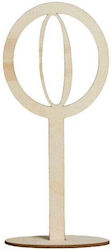 Nummerierung der Tabelle Holz 23cm Null