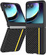 Carbon Fiber Back Cover Πλαστικό Μαύρο (Motorola Razr 40 Ultra)