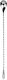 Inox Stirring Spoon Tear Twisted 30cm
