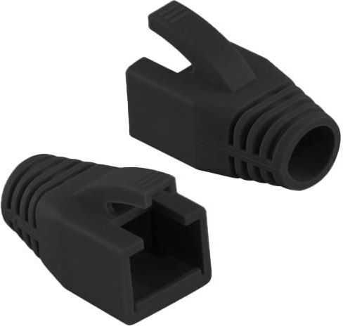 Microconnect Cizmă De Ușurare A Tensiunii Pentru Cablu Cat7 Până La 8.5mm Negre 50 Bucăți