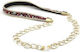 Eyeglass Chain Ring Leather Rhinestone Handmade