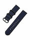 Fabric Strap Navy Blue 22mm