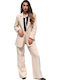 Honey Winter Blazer pentru femei Sacou beige - nude