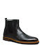 Leather Black Men's Boots