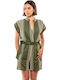 Jumpsuit Merope P2301001 Женска Късоръкава Цялостна Форма khaki