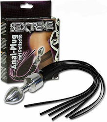 Sextreme Anal Plug Silver 9.5cm