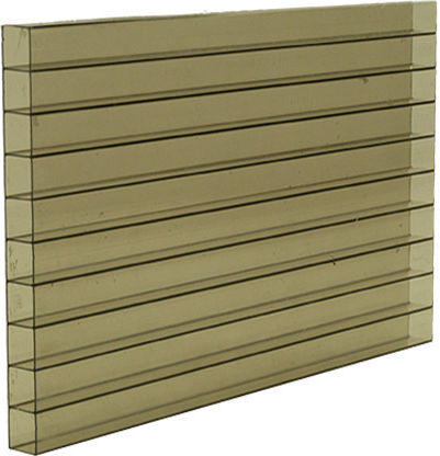Polygal Polycarbonat Platte L2.1xB1m mit Dicke 10mm POL.10.BR