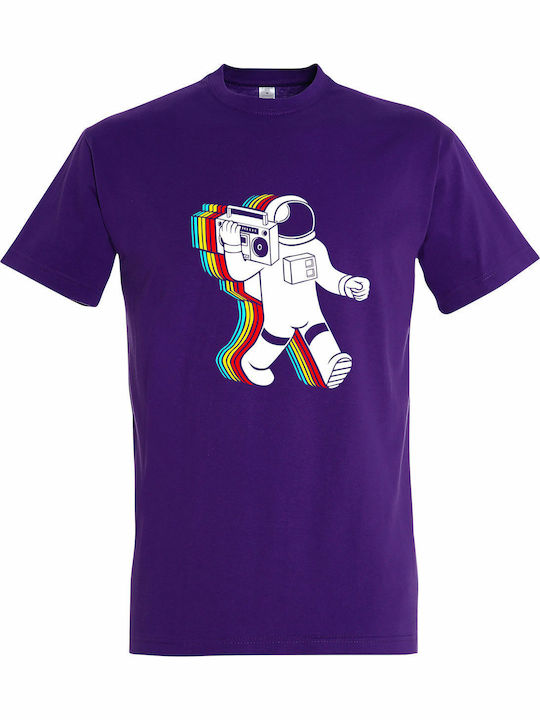 Unisex T-shirt Space DJ Dark Purple