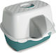 Stefanplast Chic Outdoor Cat Toilet Closed White L54.5 x W39 x H39cm