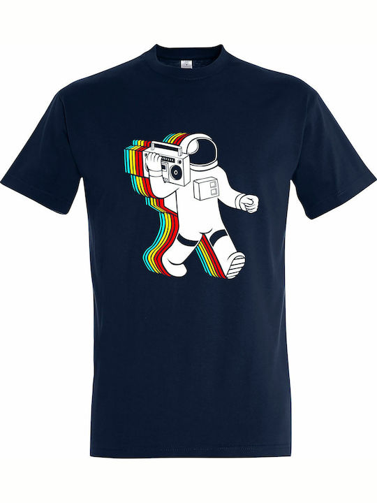 Unisex T-shirt "Space DJ" French Navy