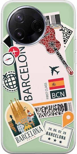 Ticket To Barcelona Xiaomi Poco F7 Pro 5G Flexible TPU Transparent Silicone Mobile Phone Case