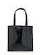 Vivanaa Women's Shoulder Croco Black Bag