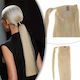 Remy Hair Extension with Natural Hair Remy in Blonde Platinum Color 60 50cm