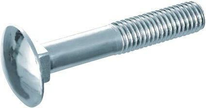 Schlittenbolzen Inox DIN 603 mit Durchmesser M10 und Länge 100mm 10Stück