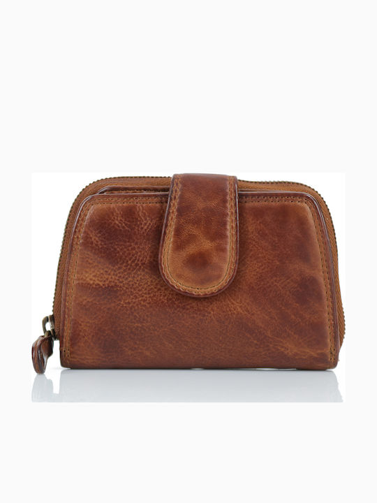 Klein Leder Damen Geldbörse Braun