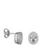 Cercei din White Gold cu Diamant