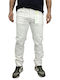 Jeans Men's Jeans Pants with Slim Fit WHITE