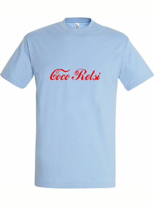 Unisex T-shirt "Cocoretsi Lover" Himmelblau